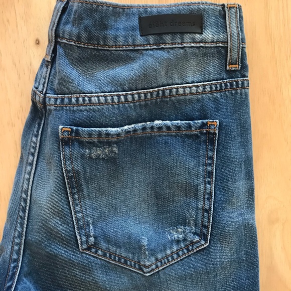 Ei8ght Dreams Distressed Straight Leg Jeans - Picture 6 of 9